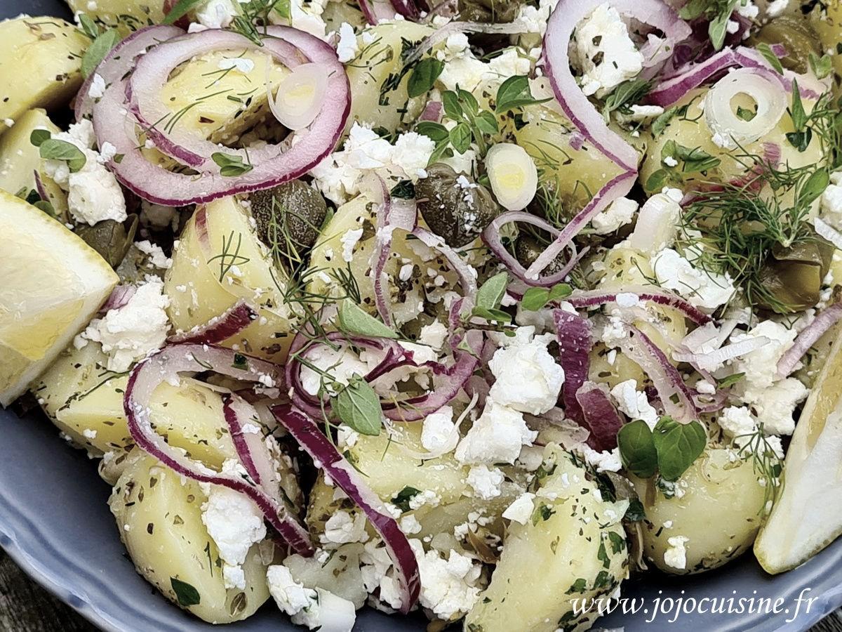 Découvrez la Délicieuse Salade de Pomme de Terre Végétarienne Qui Régalera vos Papilles !